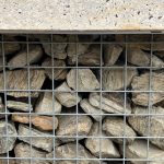 Gabion worktop detail